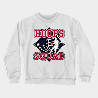 HOOPS SQUAD BASKETBALL | 2 SIDED Crewneck Sweatshirt